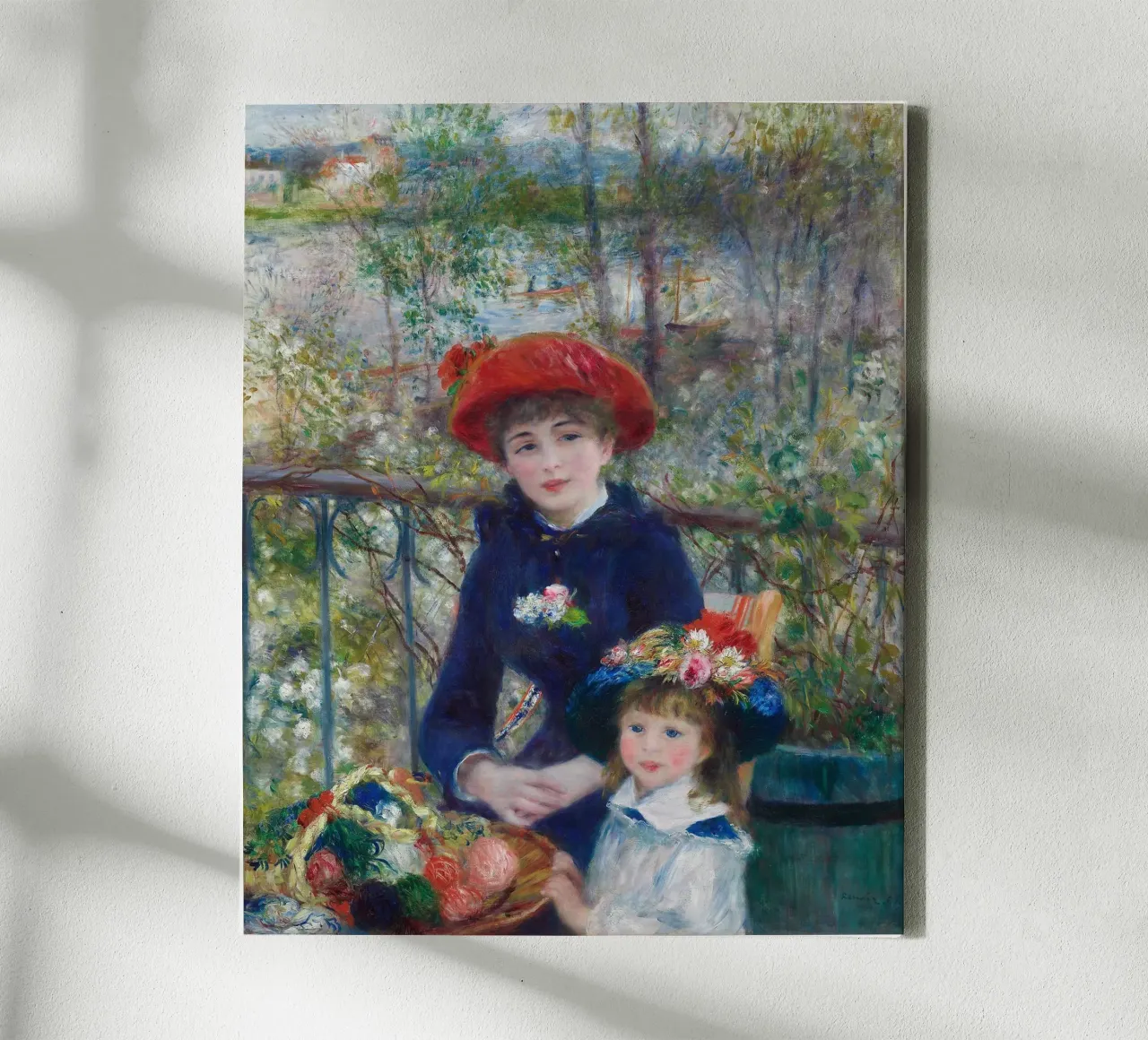 Pierre-Auguste Renoir - Due sorelle (sulla terrazza) tela da Timeless Artworks