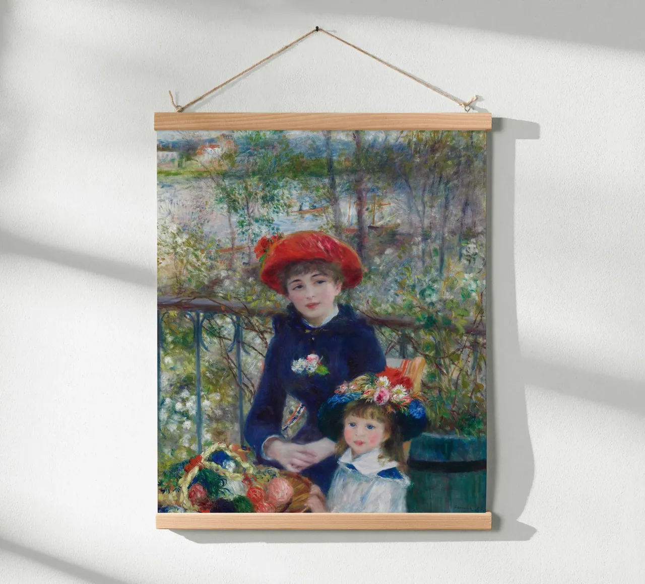 Pierre-Auguste Renoir - Due sorelle (sulla terrazza) carta hahnemühle da Timeless Artworks