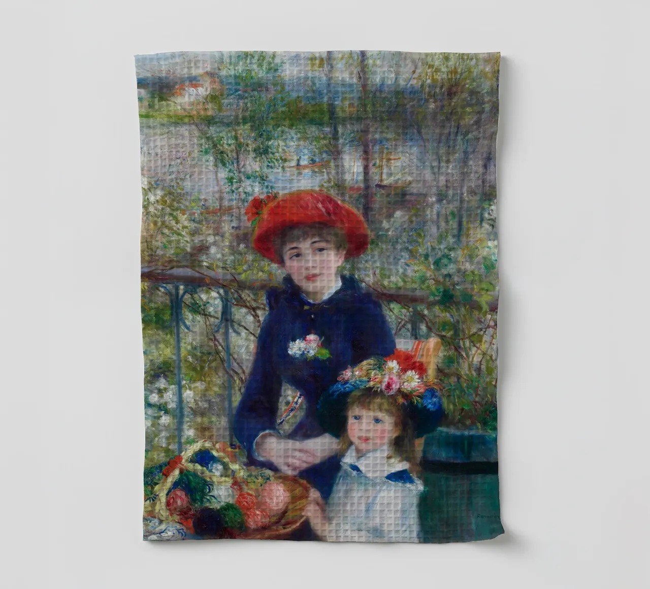 Pierre-Auguste Renoir - Due sorelle (sulla terrazza) canovaccio da cucina da Timeless Artworks
