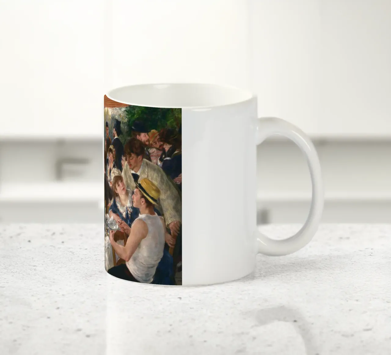 Pierre-Auguste Renoir - Pranzo della festa in barca tazza in ceramica da Timeless Artworks