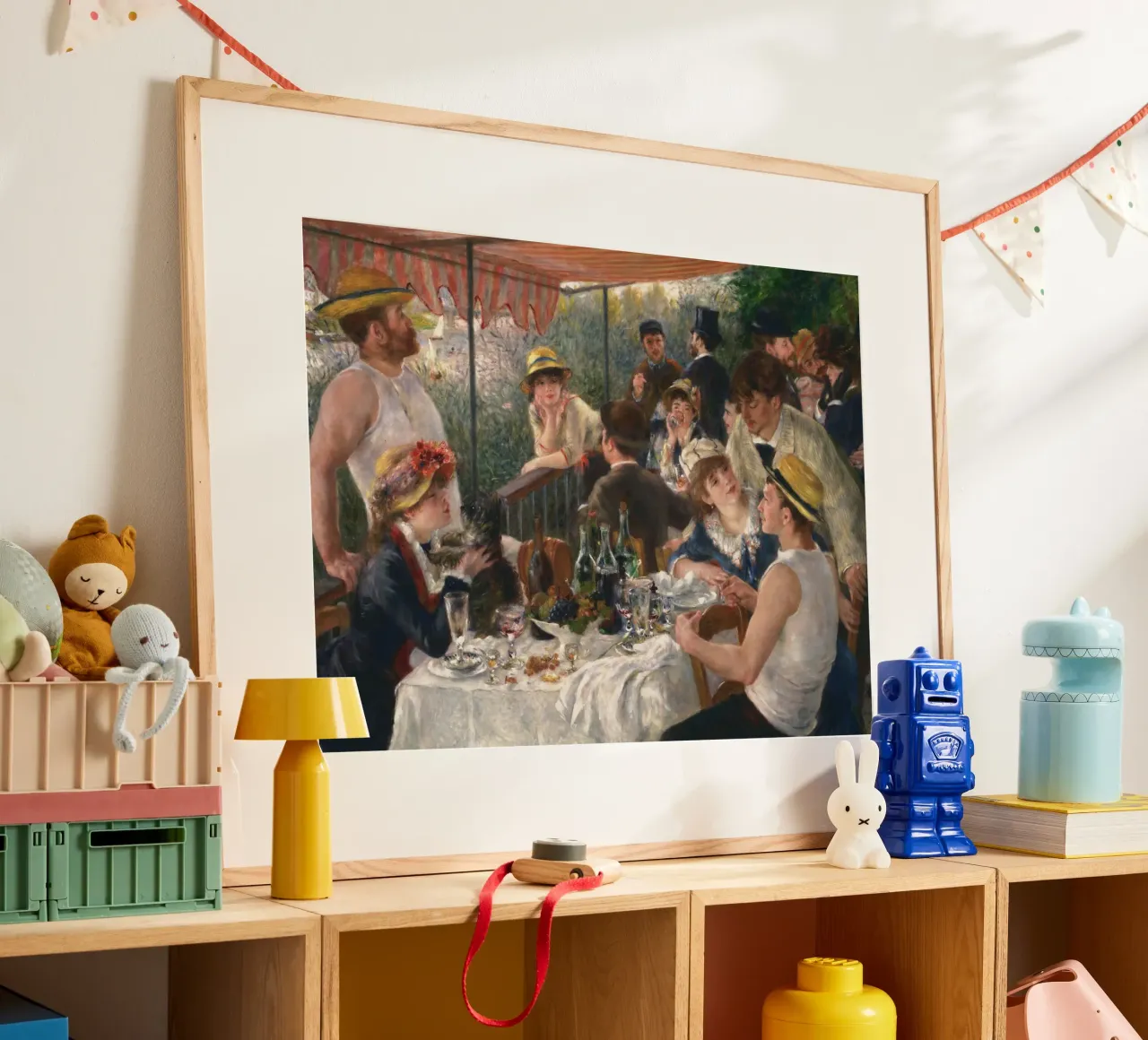 Pierre-Auguste Renoir - Pranzo della festa in barca carta hahnemühle da Timeless Artworks