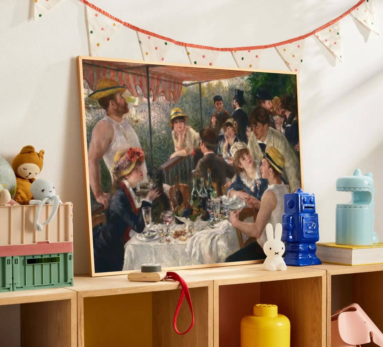 Pierre-Auguste Renoir - Pranzo della festa in barca carta hahnemühle da Timeless Artworks