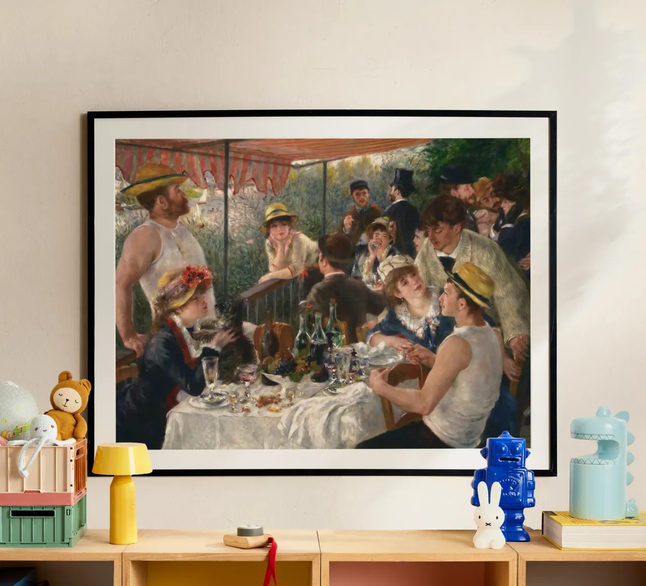 Pierre-Auguste Renoir - Pranzo della festa in barca carta hahnemühle da Timeless Artworks