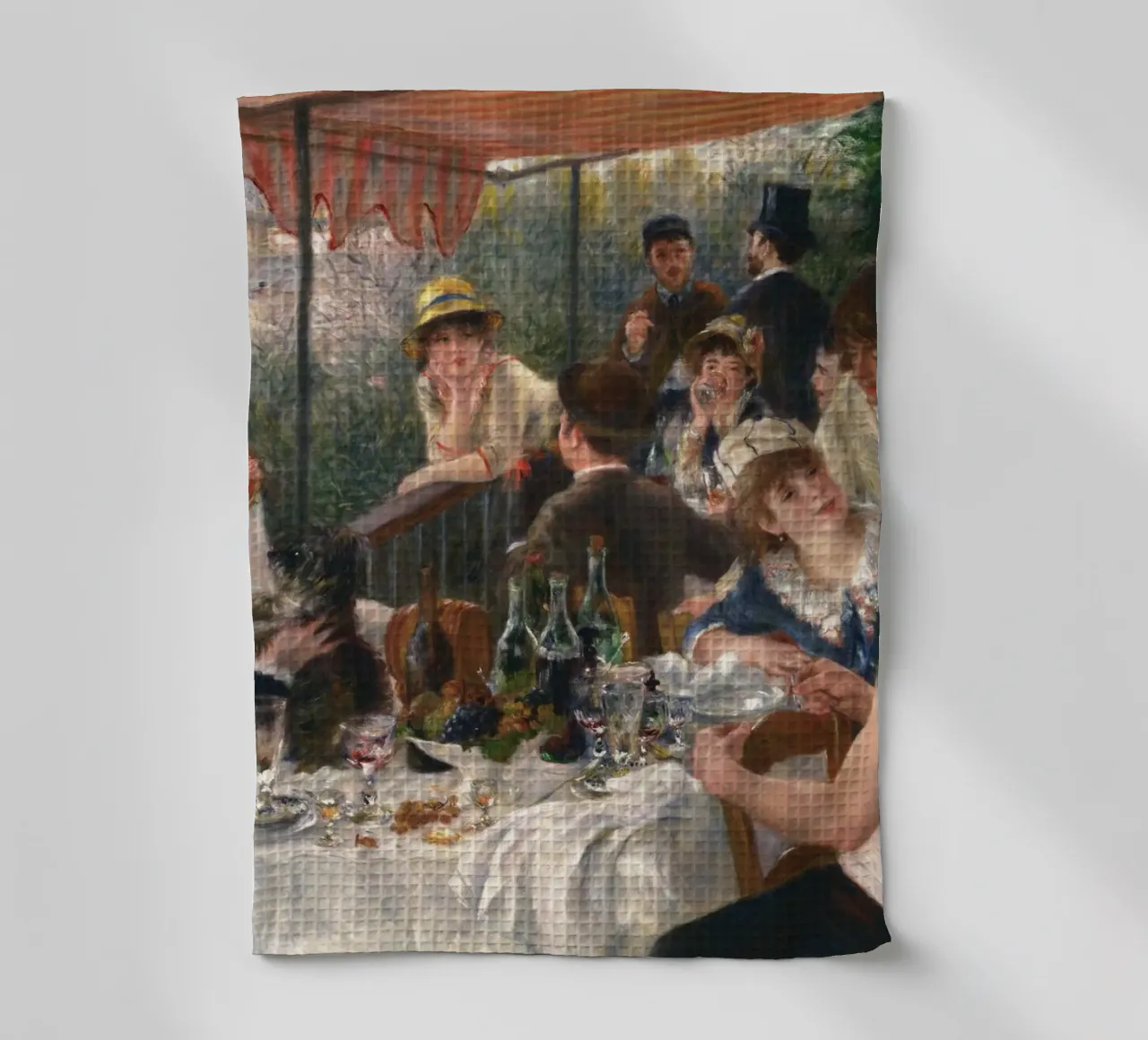 Pierre-Auguste Renoir - Pranzo della festa in barca canovaccio da cucina da Timeless Artworks