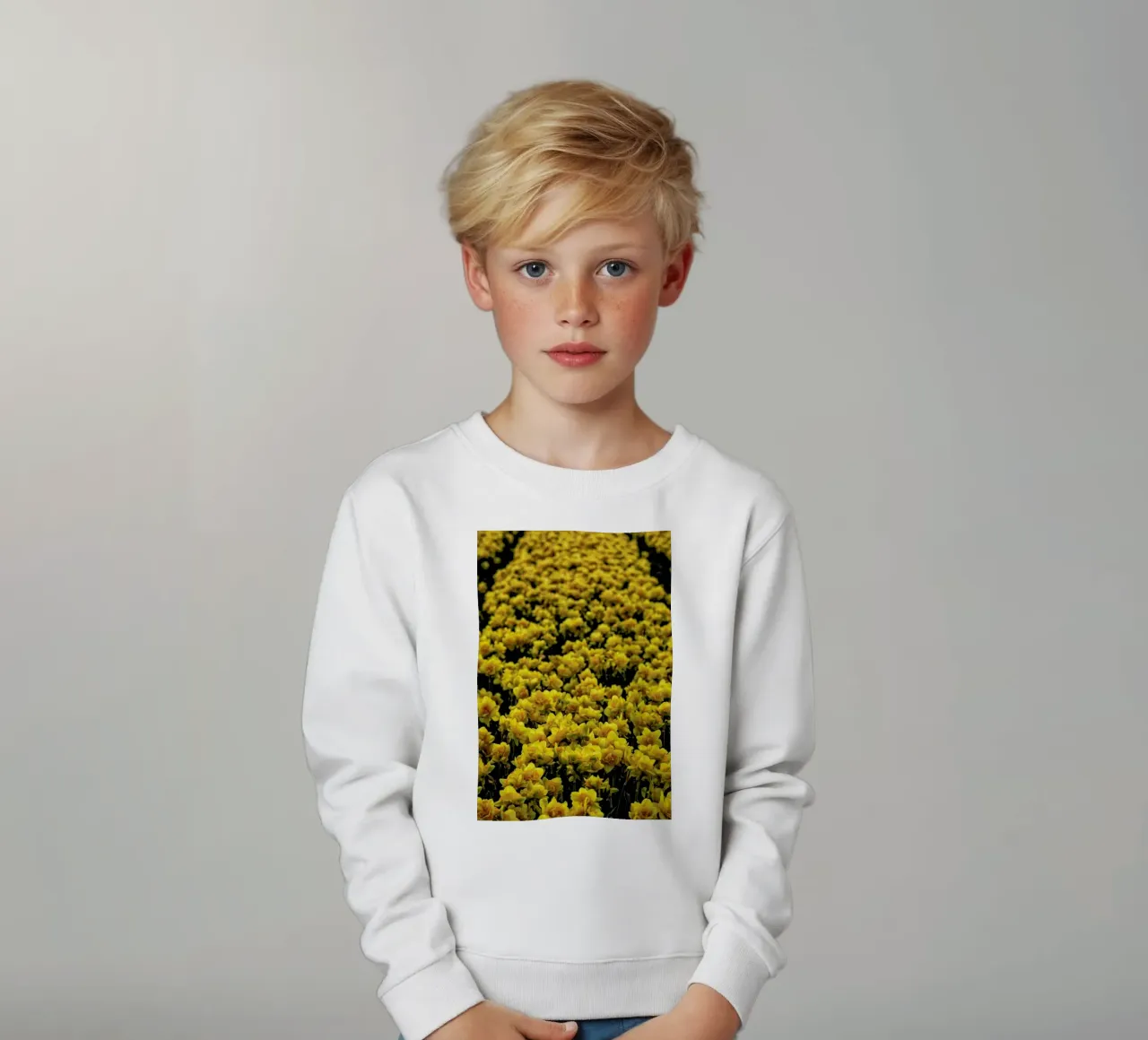 Golden Tulips felpa bambino da Curious Collections by Marielle Leenders