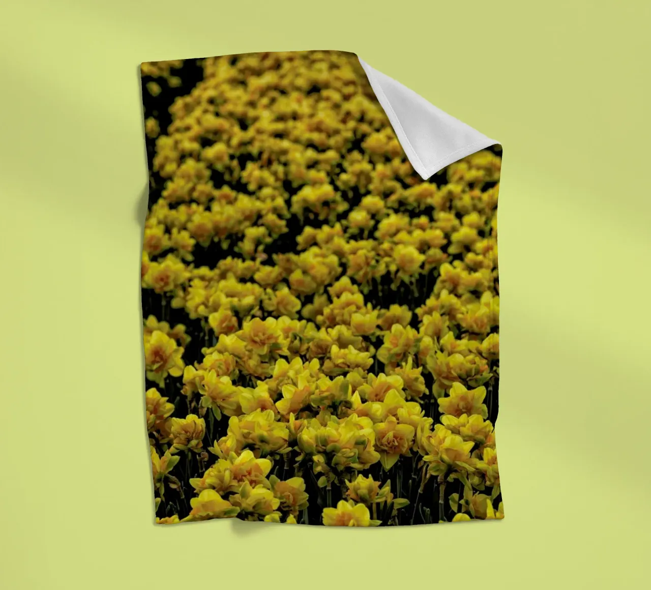 Golden Tulips coperta in pile da Curious Collections by Marielle Leenders