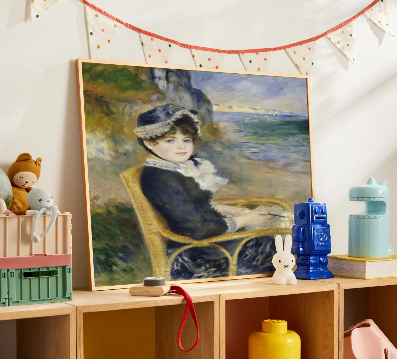 Pierre-Auguste Renoir - In riva al mare carta hahnemühle da Timeless Artworks
