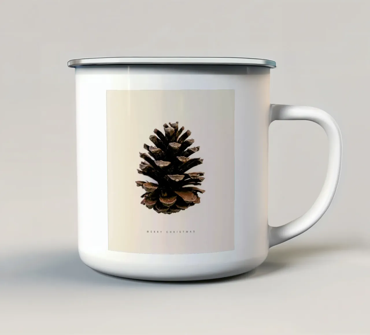 Merry Christmas 1 tazza in smalto da Florent Bodart