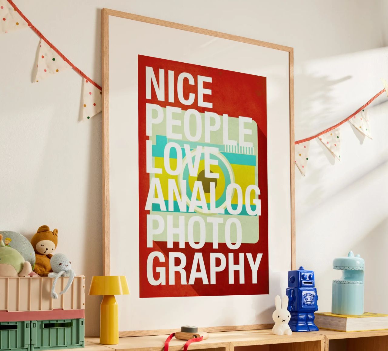 Nice people love analog photos Poster von Danny Ivan