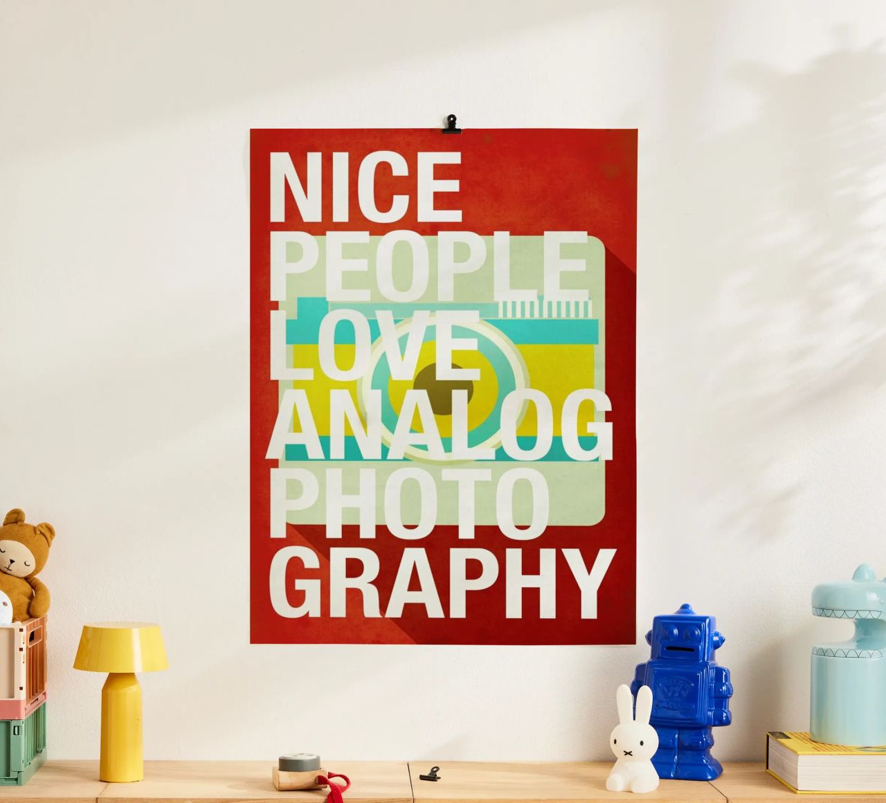Nice people love analog photos Poster von Danny Ivan
