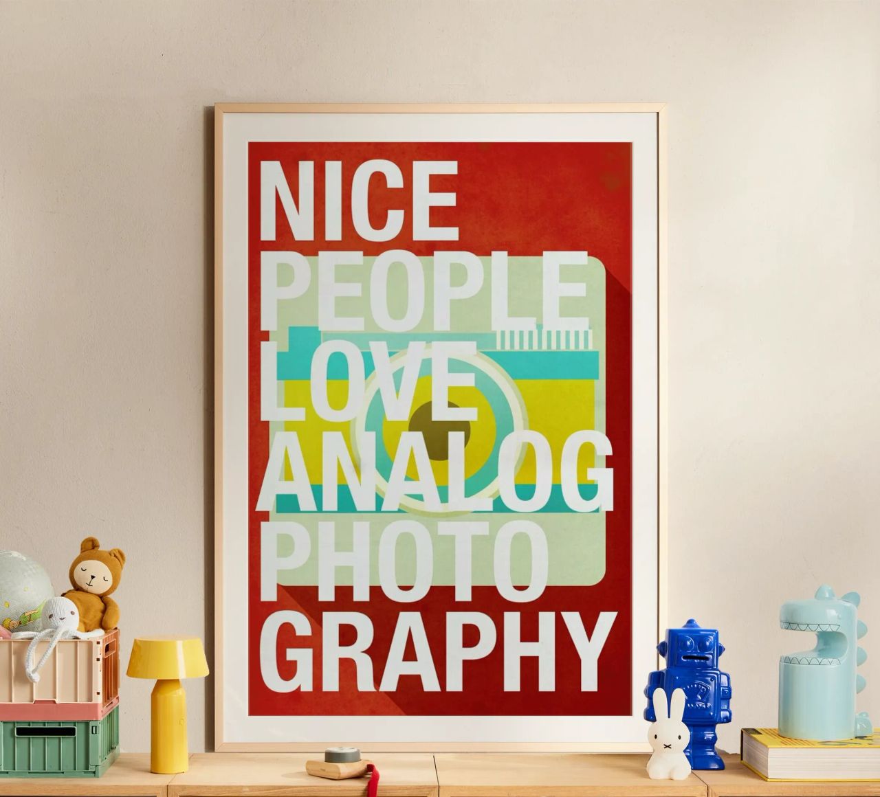 Nice people love analog photos Poster von Danny Ivan
