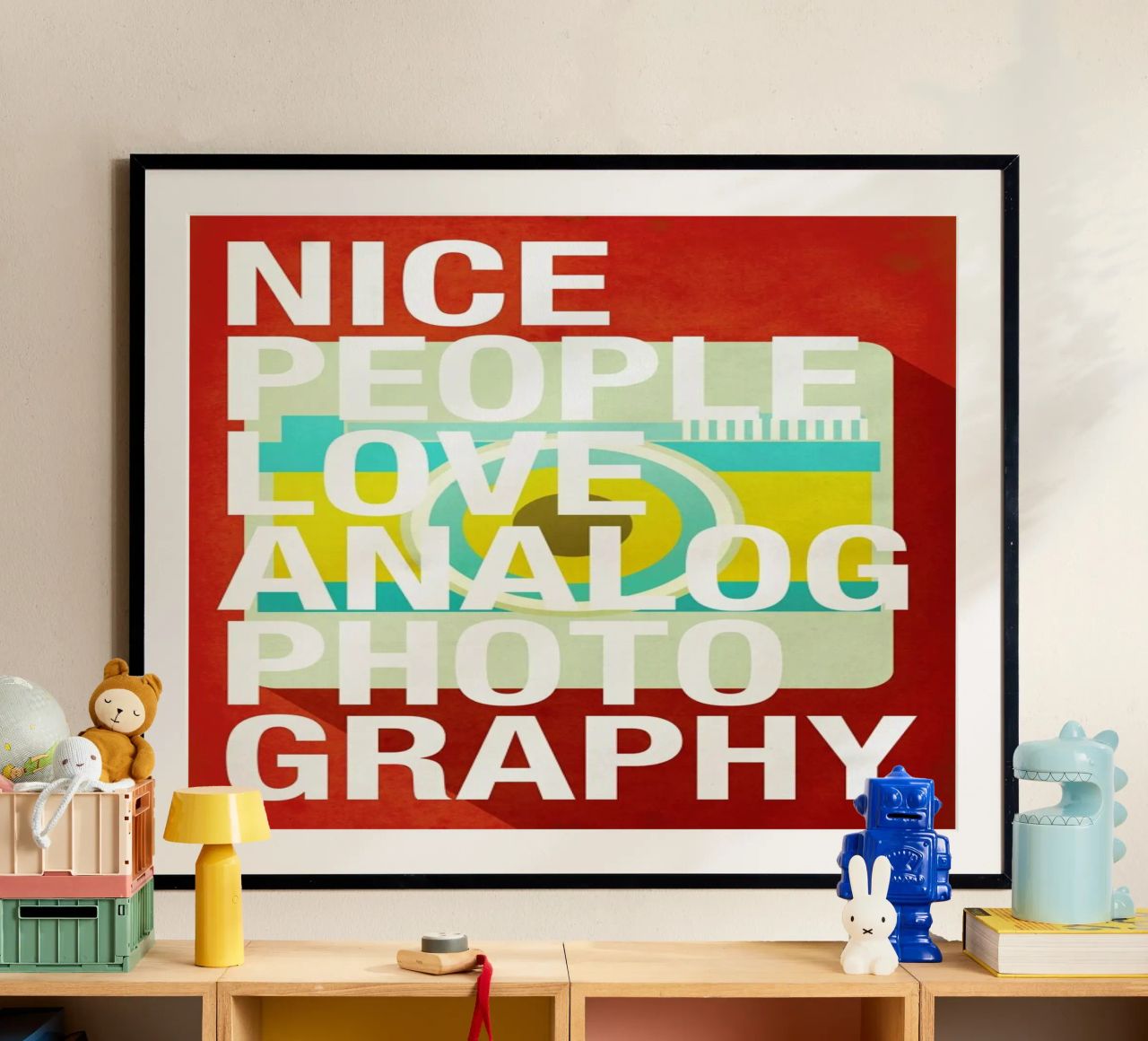 Nice people love analog photos Poster von Danny Ivan
