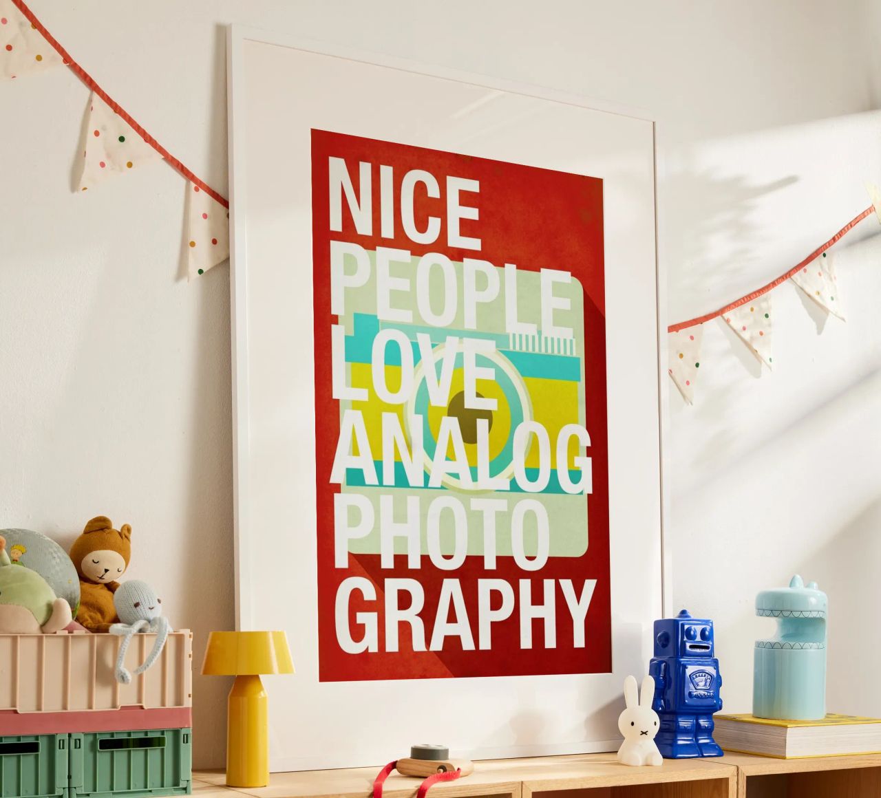 Nice people love analog photos Poster von Danny Ivan