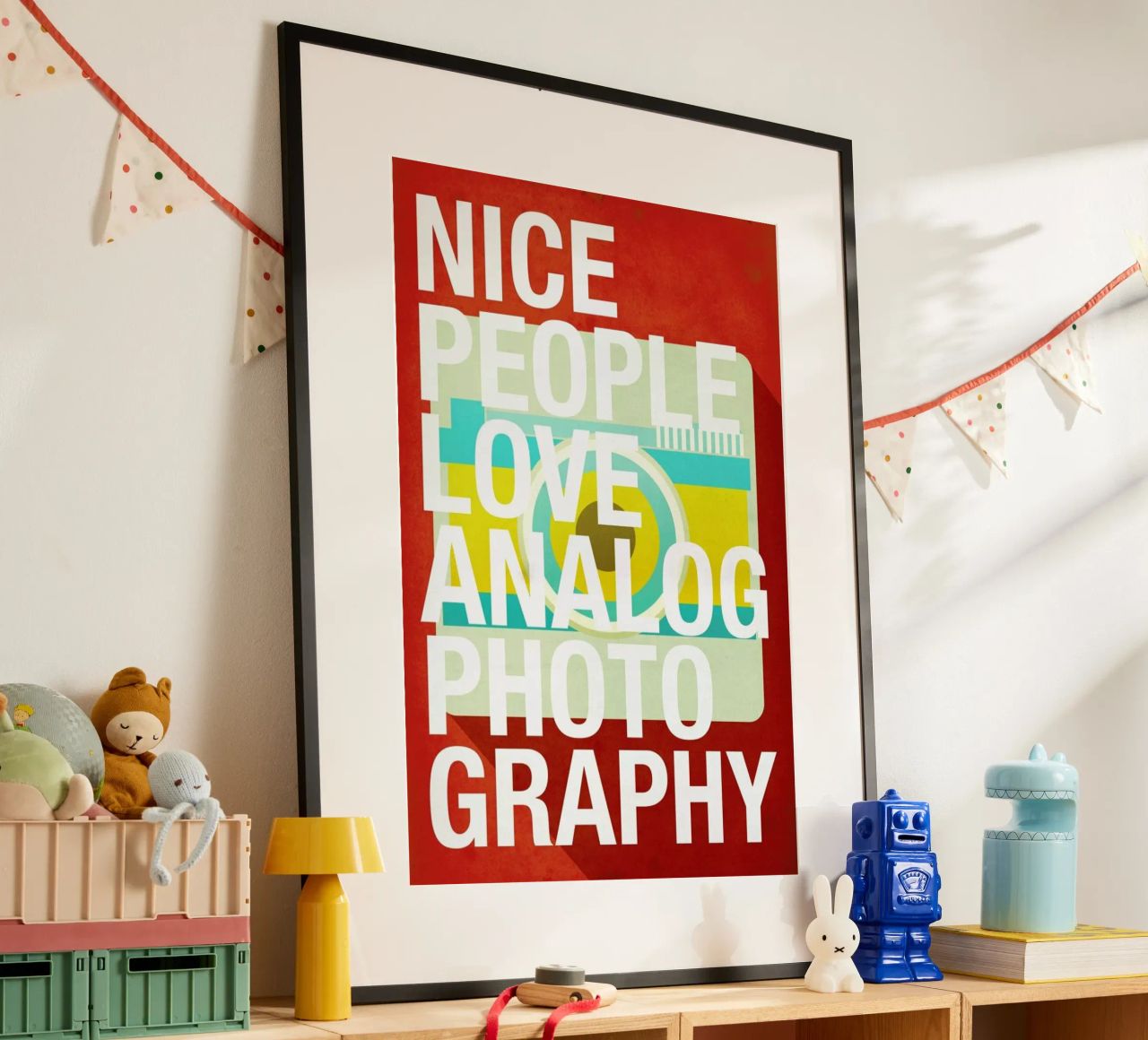 Nice people love analog photos Poster von Danny Ivan