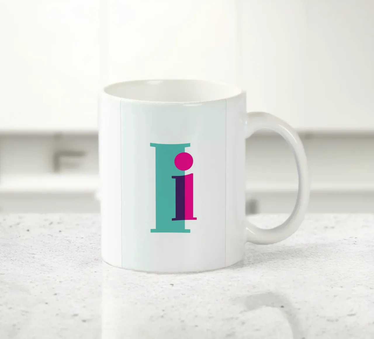 Magenta/Mint I tazza in ceramica da Studio One