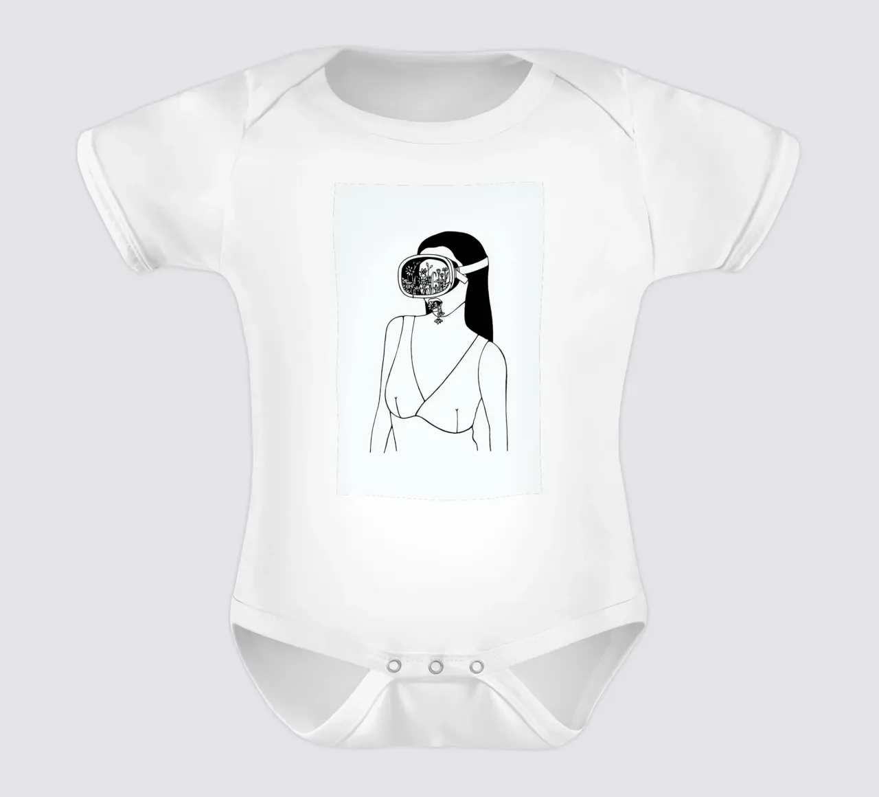 Breath short-sleeve baby romper by Ninhol