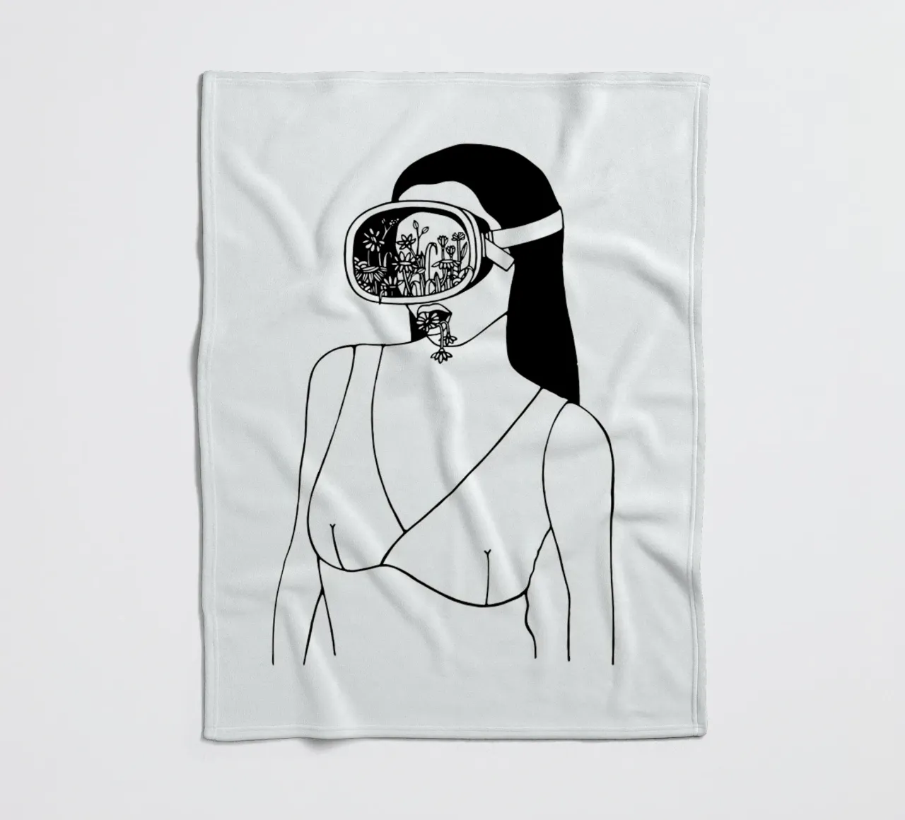 Breath fleece blanket by Ninhol