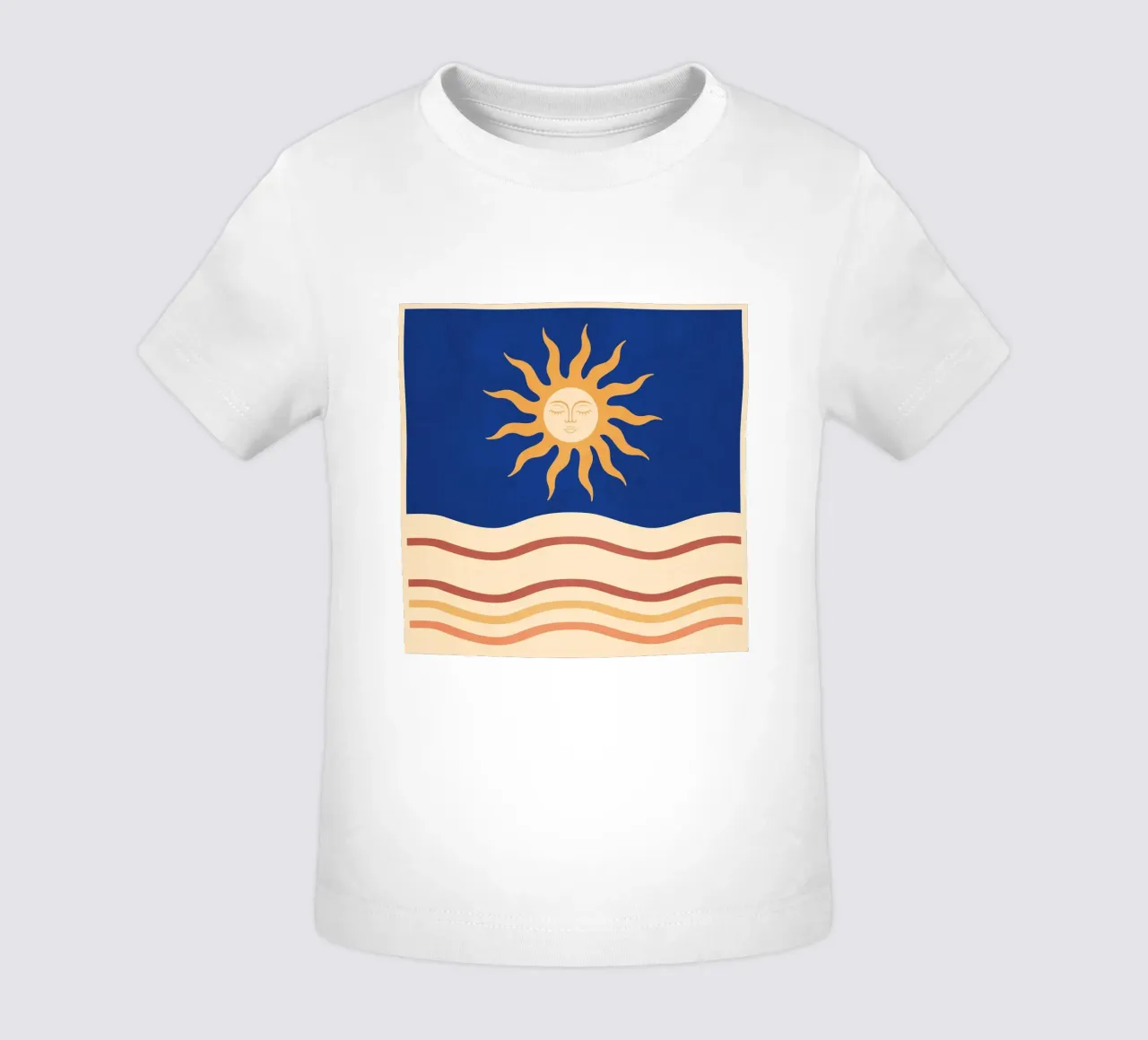 Geometric Abstraction Sun 4 baby t-shirt by Gaite