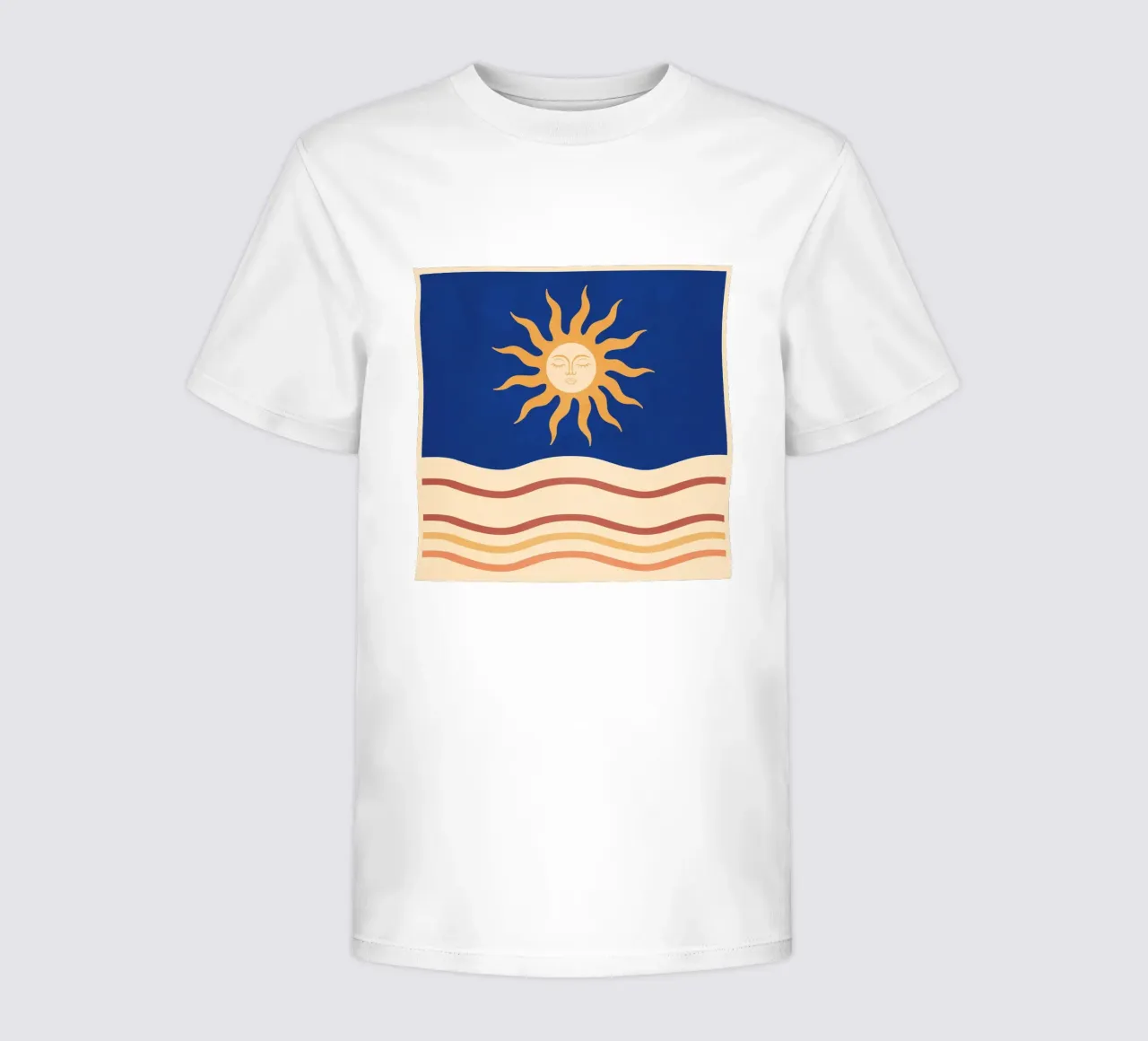 Geometric Abstraction Sun 4 kids t-shirt by Gaite