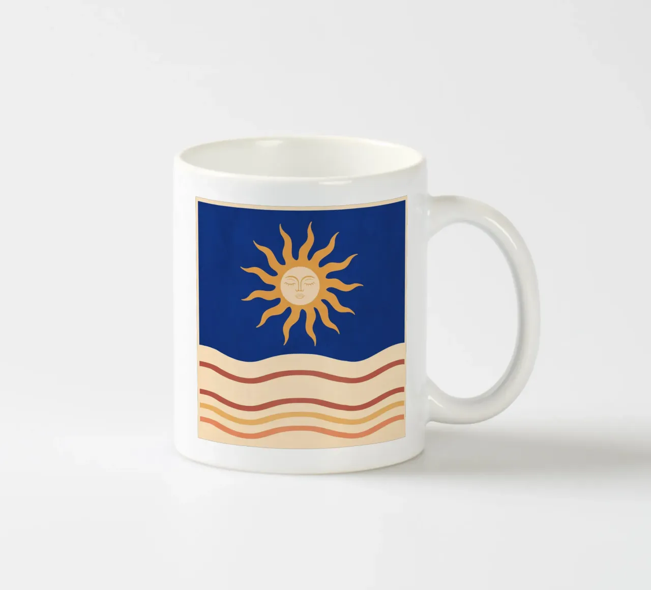 Astrazione geometrica Dom 4 tazza in ceramica da Gaite