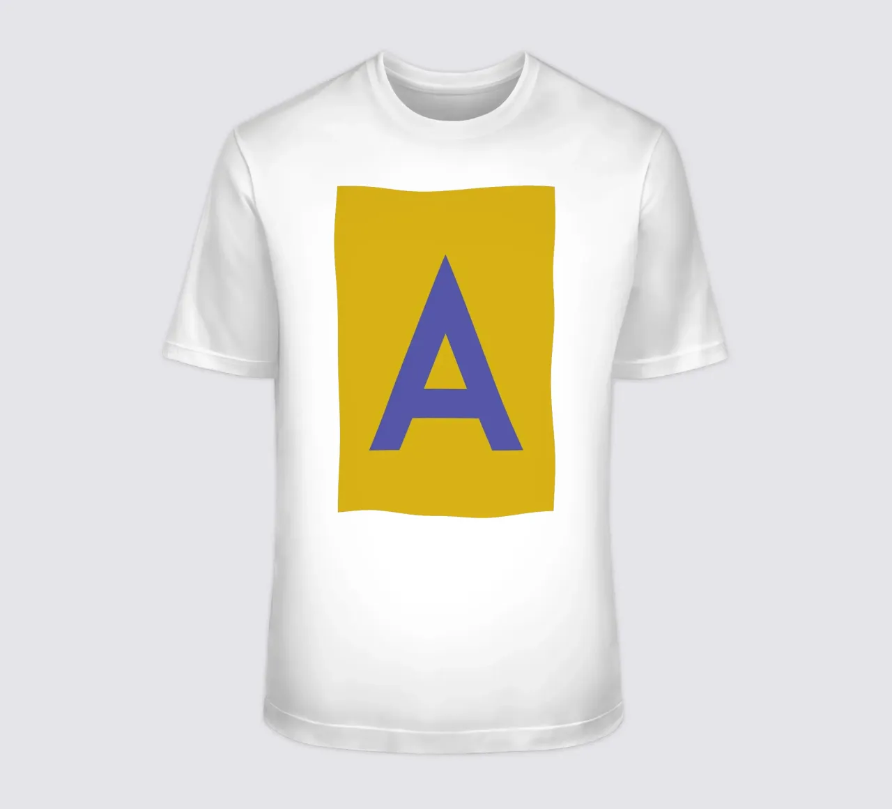 Yellow Letter A T-Shirt von Studio One