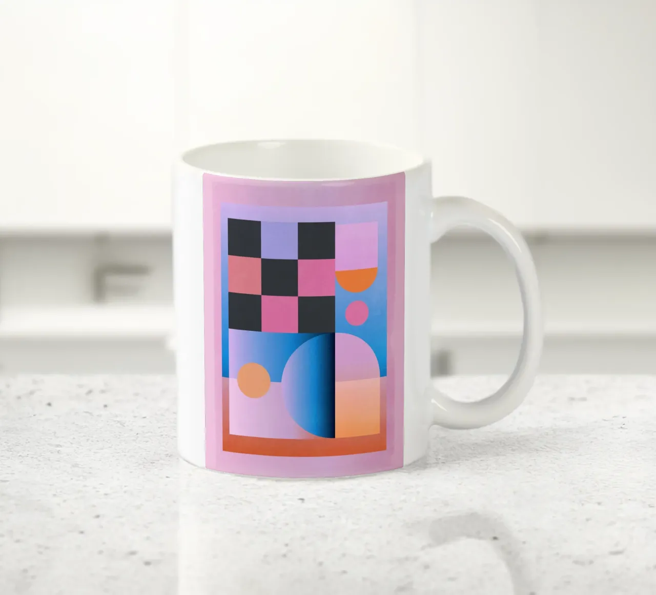 Astrazione geometrica 201 tazza in ceramica da Gaite