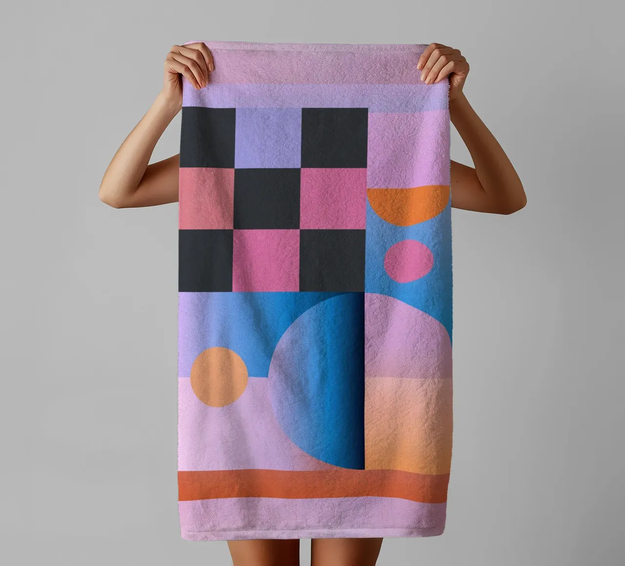 Geometric Abstraction 201 towel by Gaite