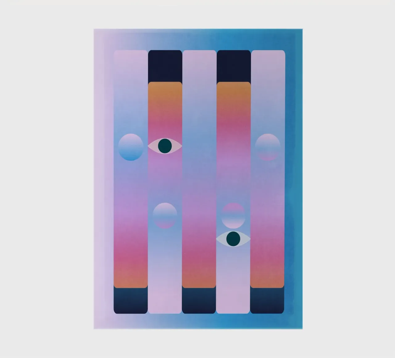 Geometric Abstraction 202 notebook by Gaite