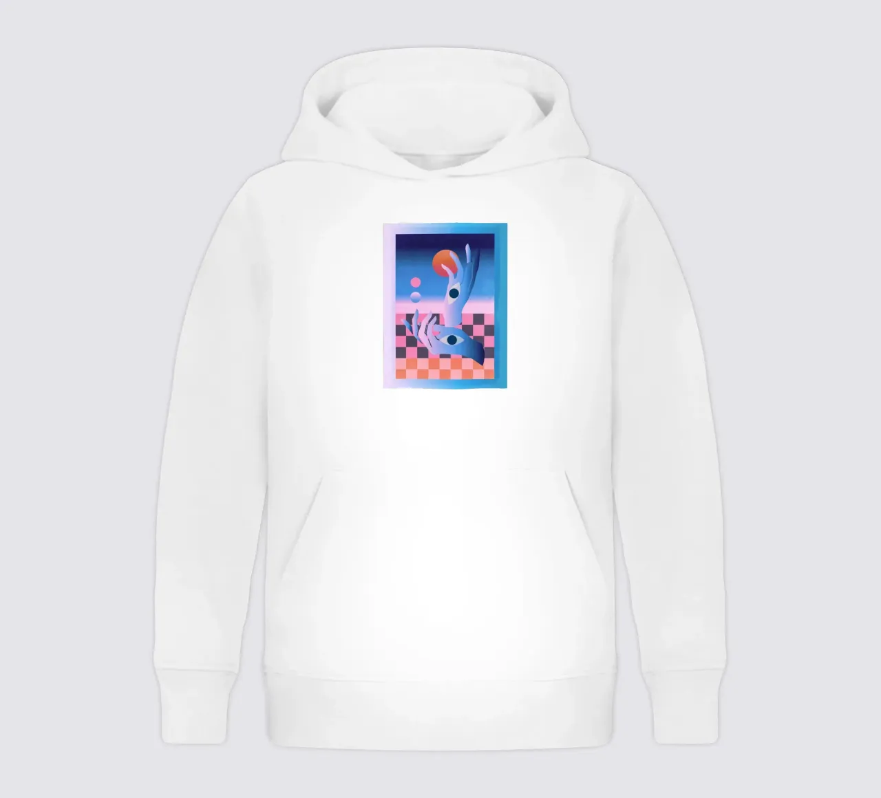 Abstraction géométrique Mains sweat à capuche enfant de Gaite