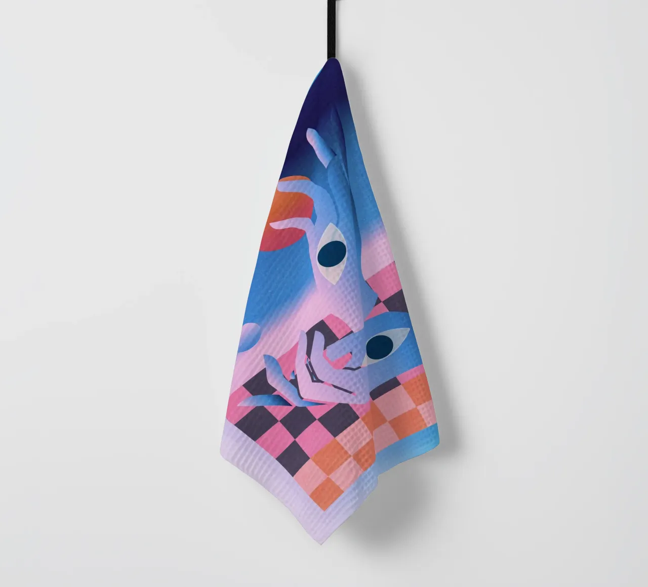 Mani di astrazione geometrica canovaccio da cucina da Gaite