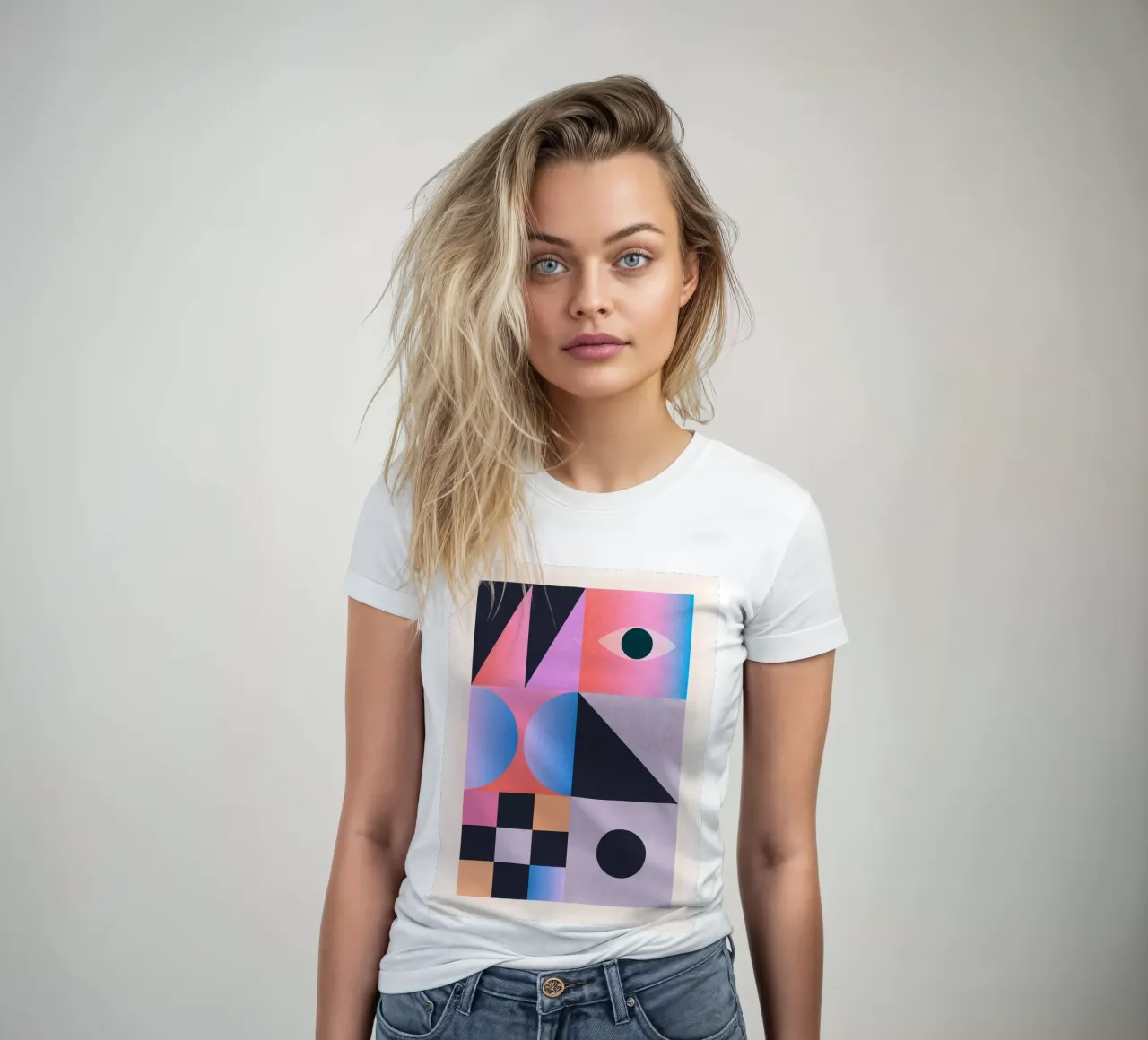 Geometrische Abstraktion 203 Frauen T-Shirt von Gaite