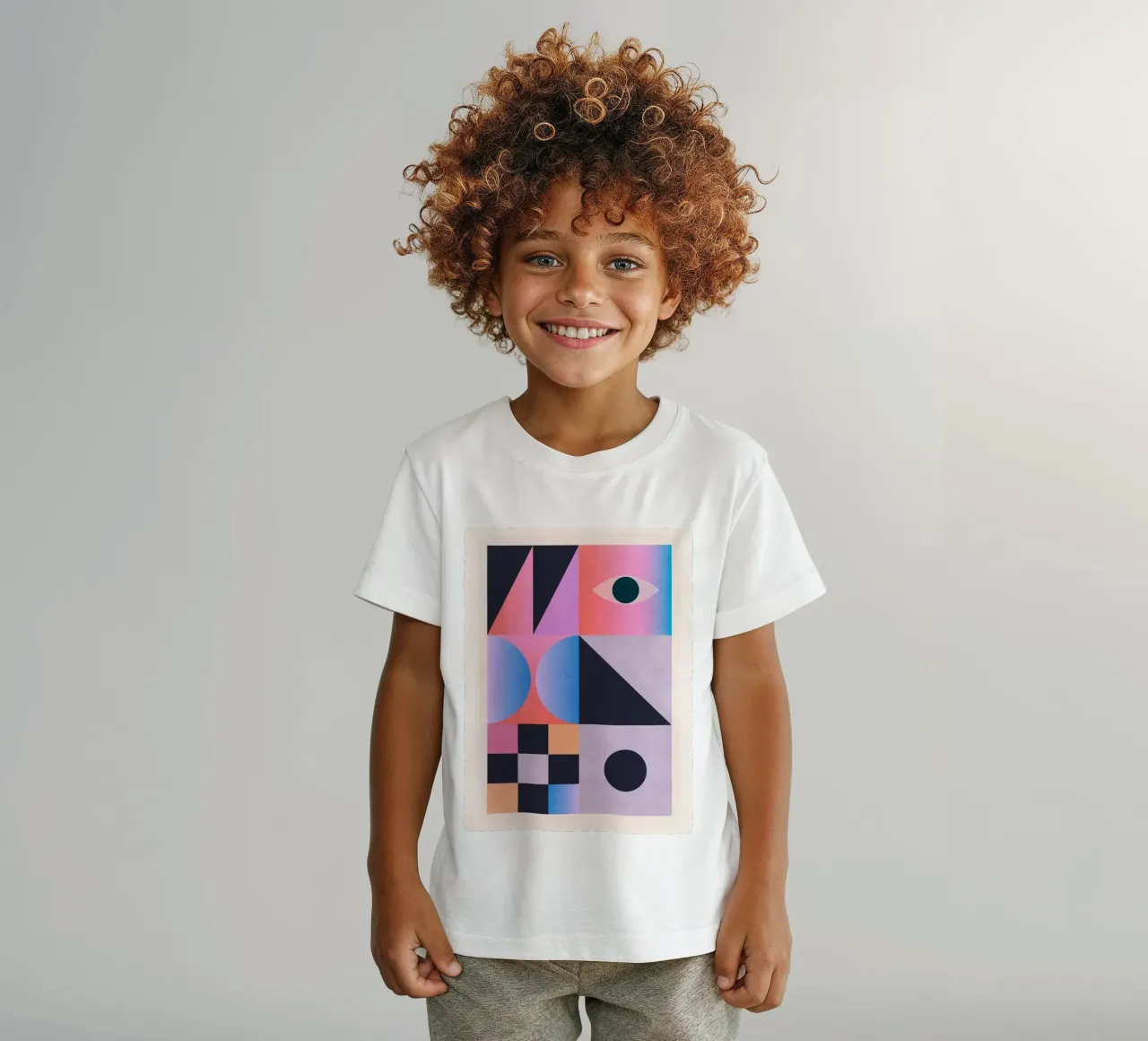 Geometric Abstraction 203 kids t-shirt by Gaite