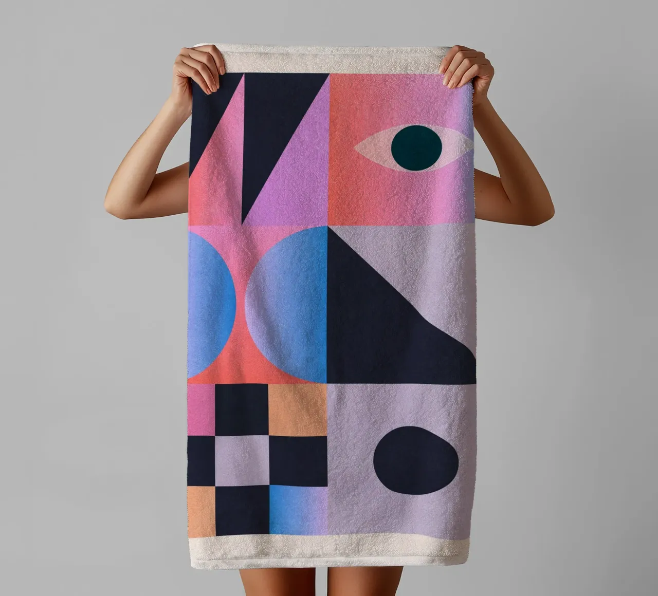 Geometric Abstraction 203 towel by Gaite