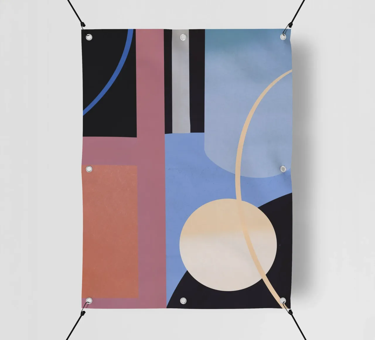 Astrazione geometrica 197 telo in pvc da Gaite
