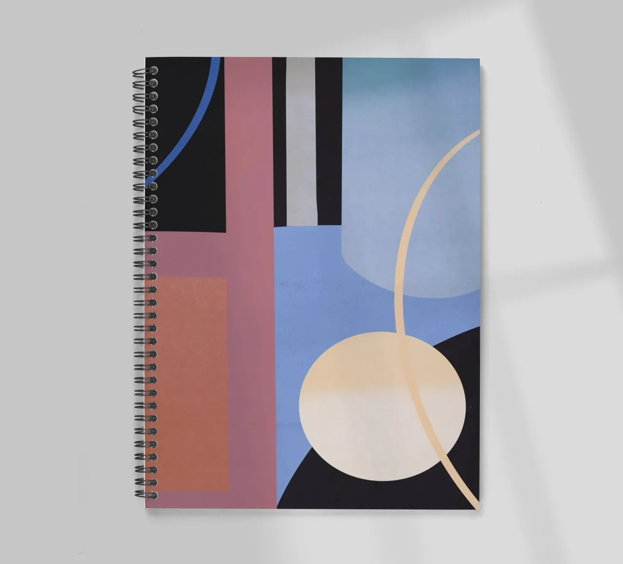 Geometric Abstraction 197 spiral notebook by Gaite