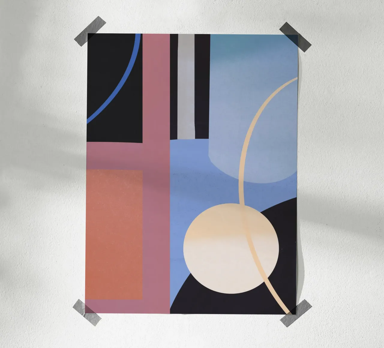 Geometric Abstraction 197 hahnemühle by Gaite