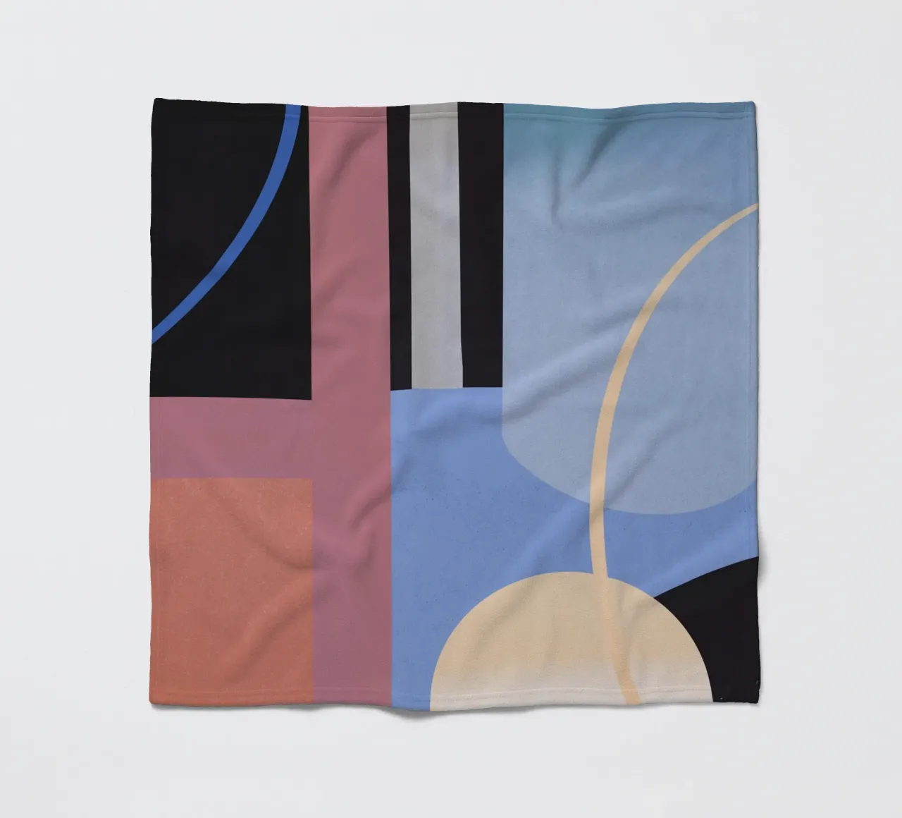 Astrazione geometrica 197 coperta in pile da Gaite