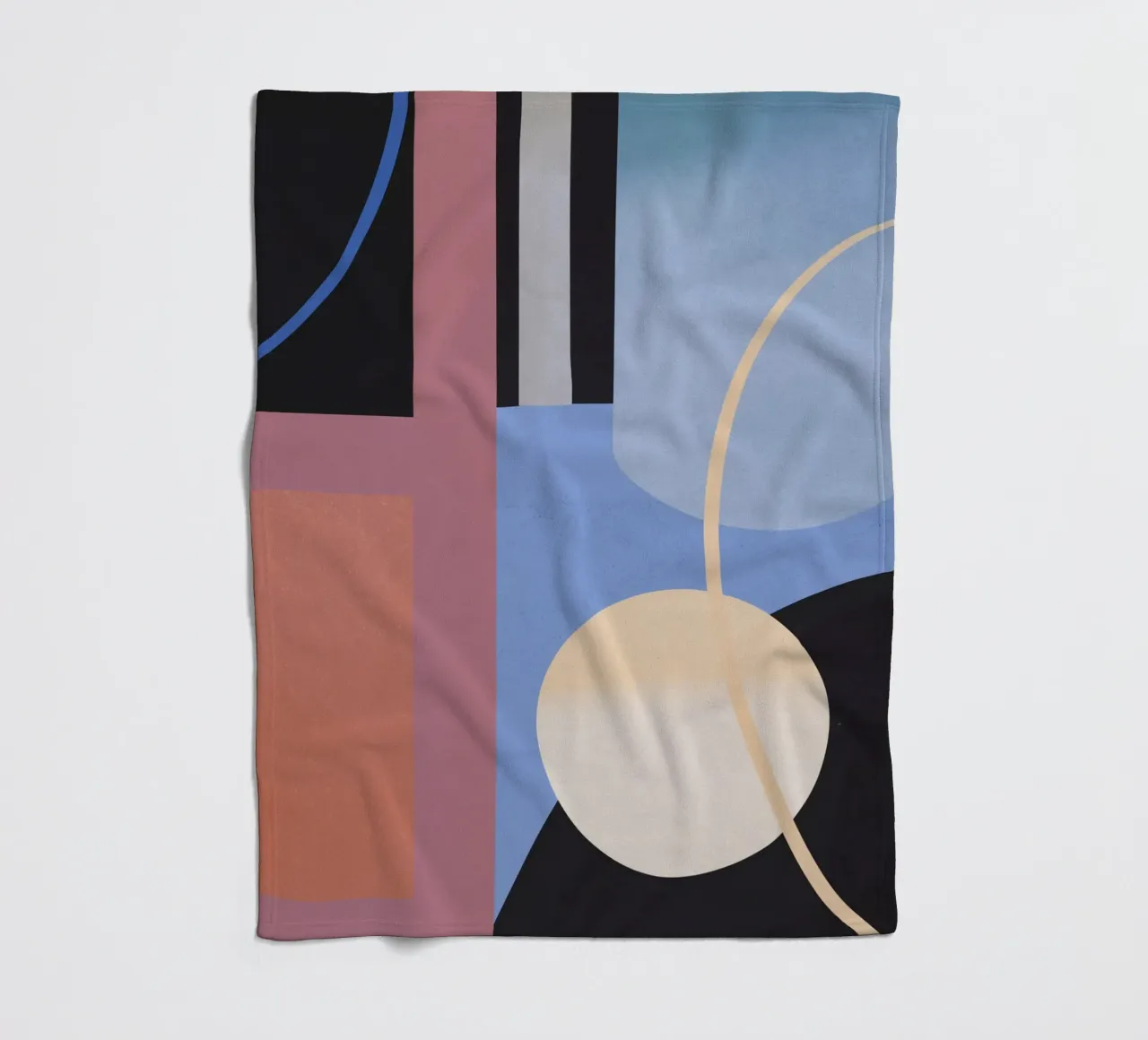 Astrazione geometrica 197 coperta in pile da Gaite