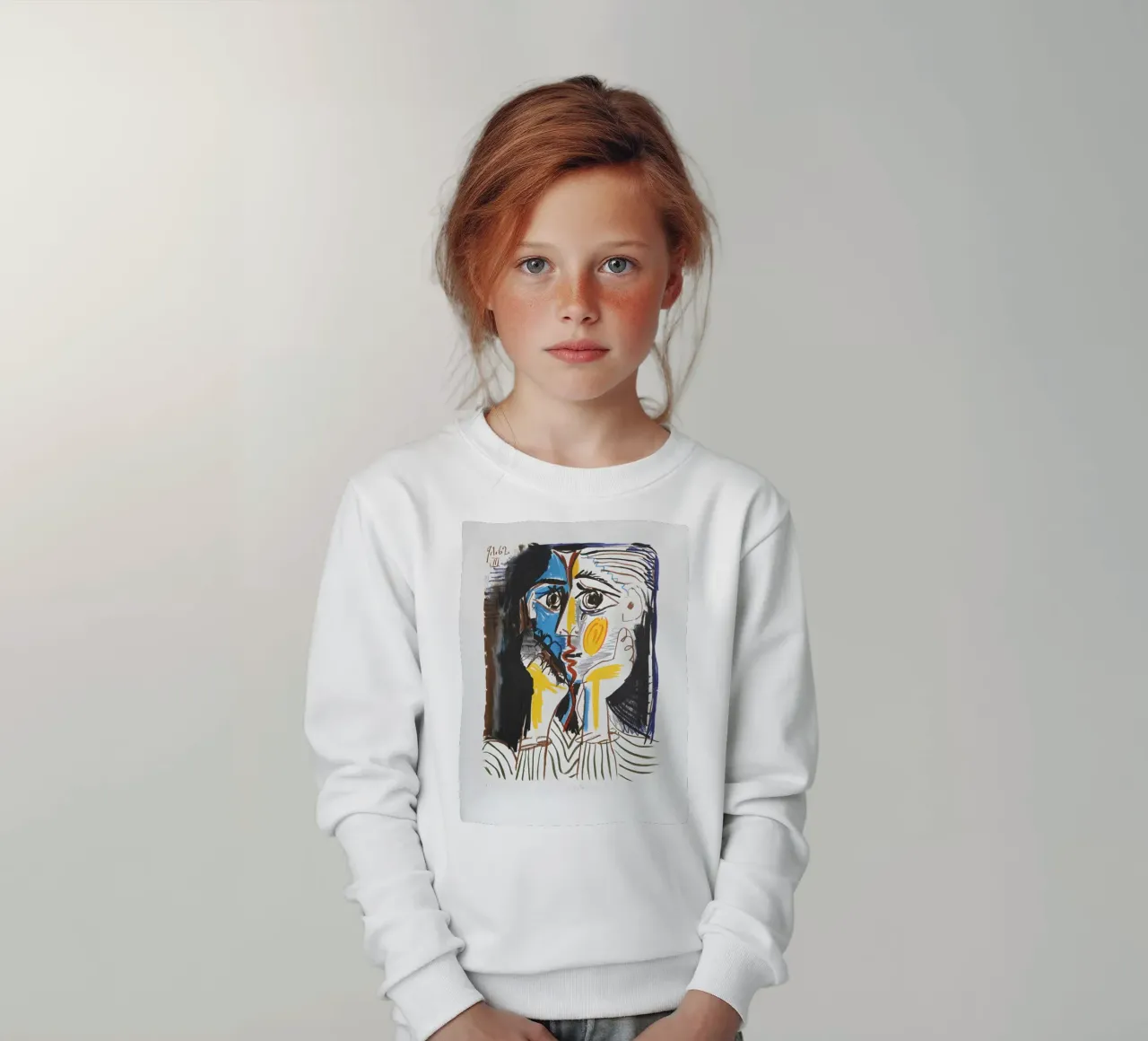 Ispirato a Picasso felpa bambino da Kunst und Kontrast