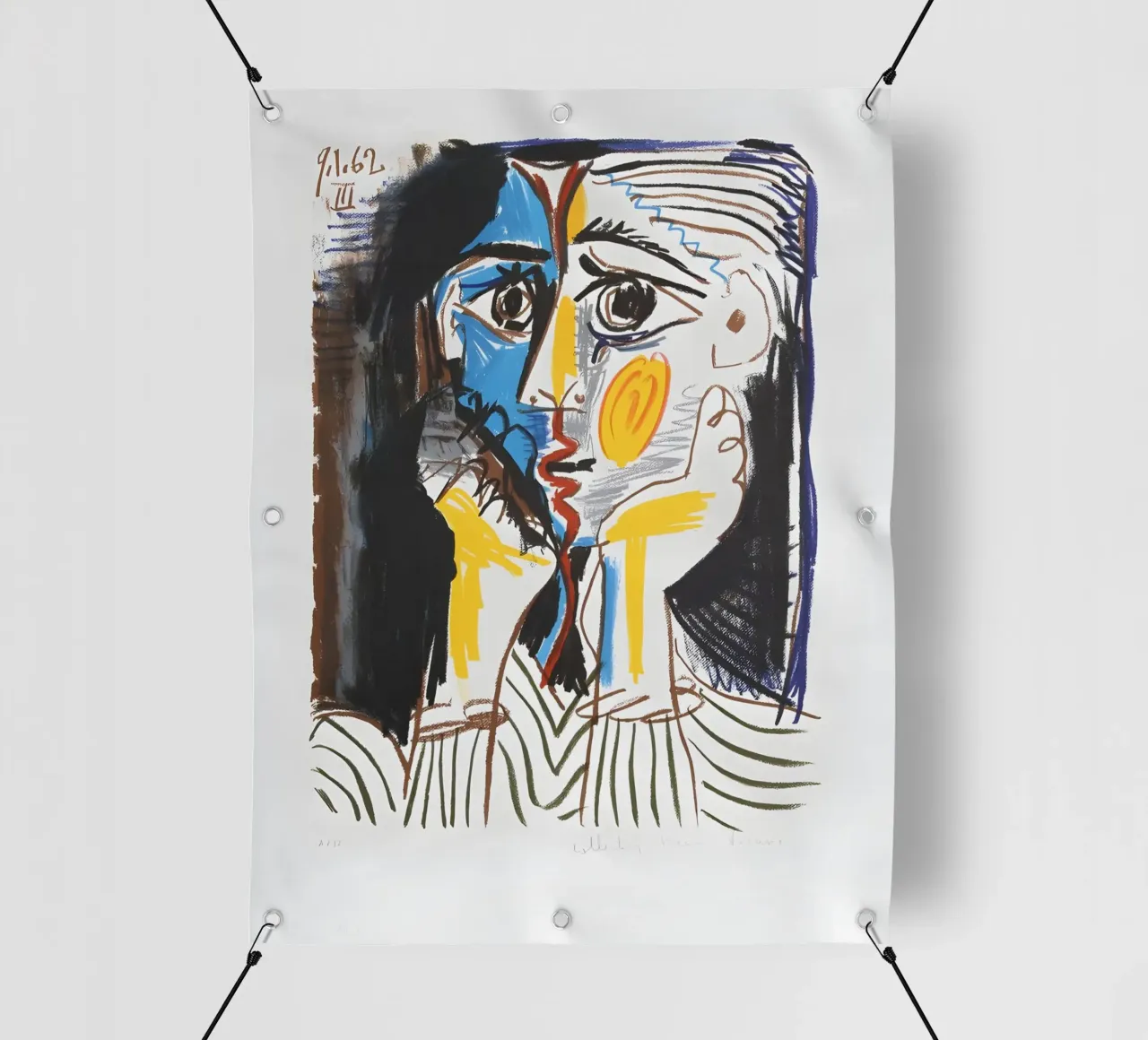 Ispirato a Picasso telo in pvc da Kunst und Kontrast