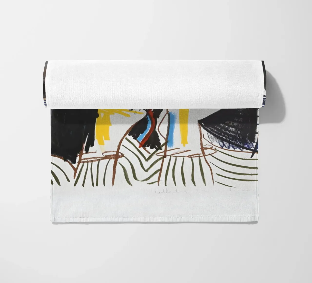 Ispirato a Picasso telo mare da Kunst und Kontrast