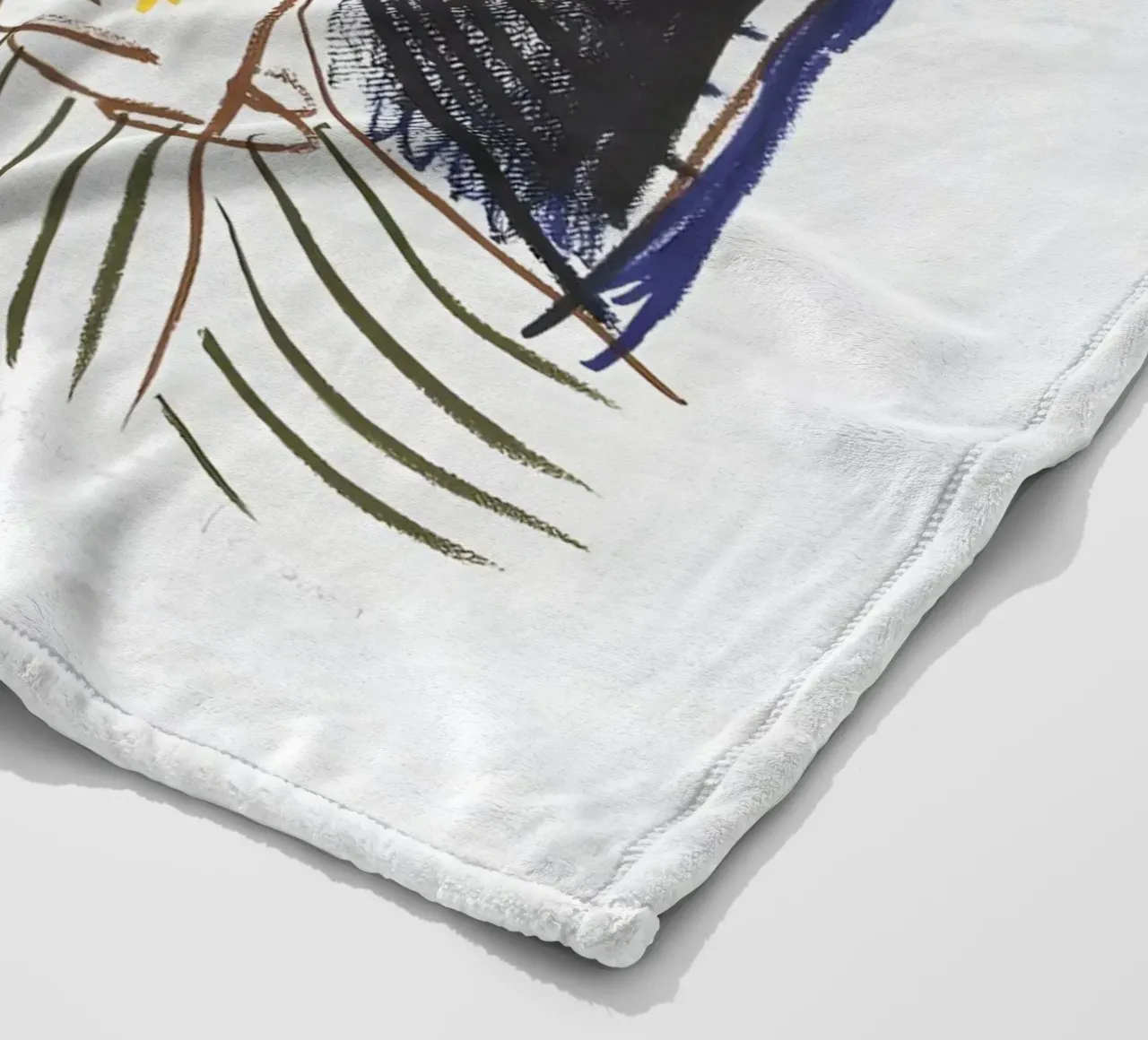 Ispirato a Picasso coperta in pile da Kunst und Kontrast