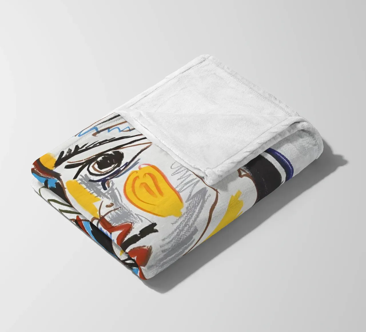 Ispirato a Picasso coperta in pile da Kunst und Kontrast