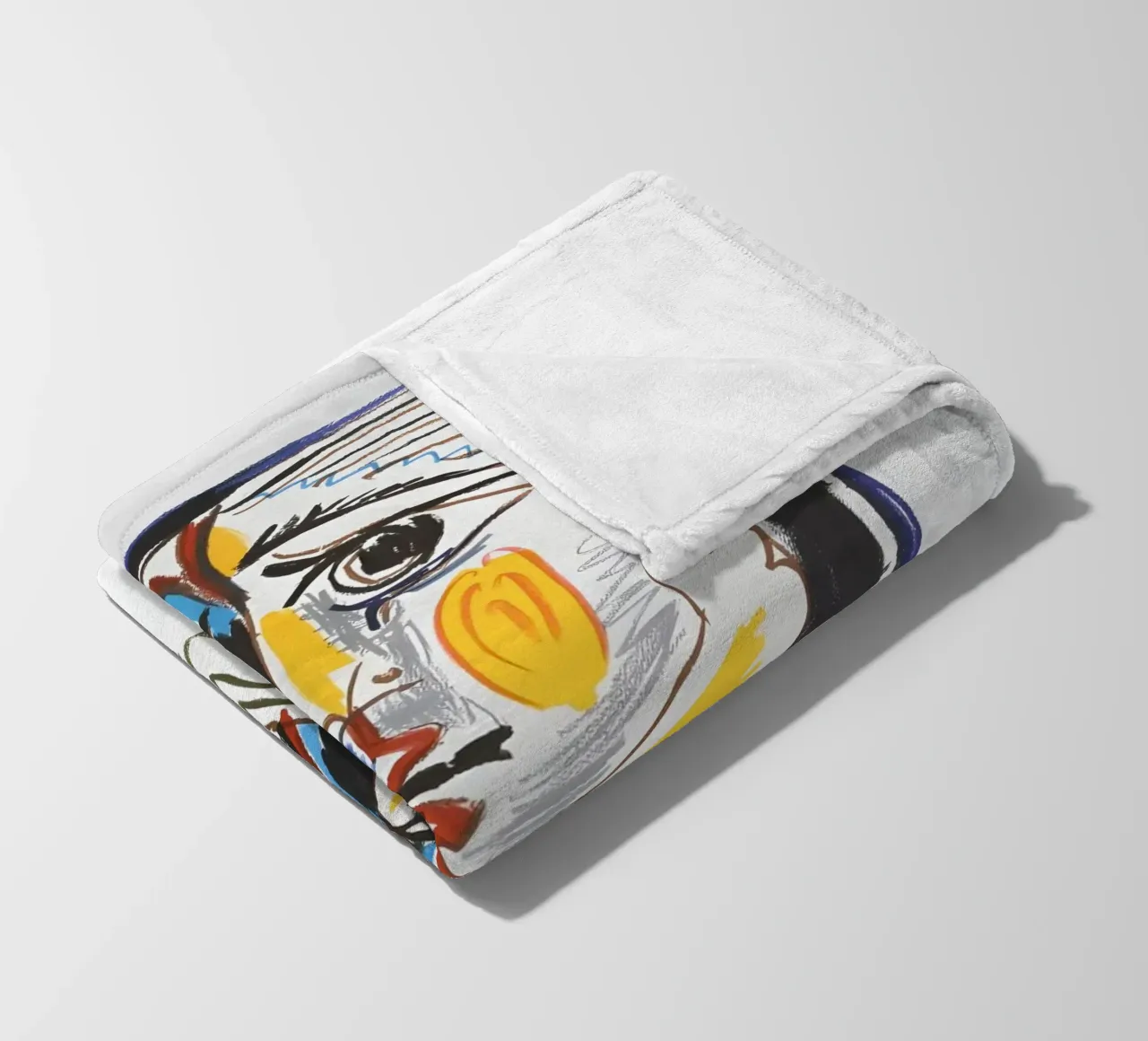 Ispirato a Picasso coperta in pile da Kunst und Kontrast