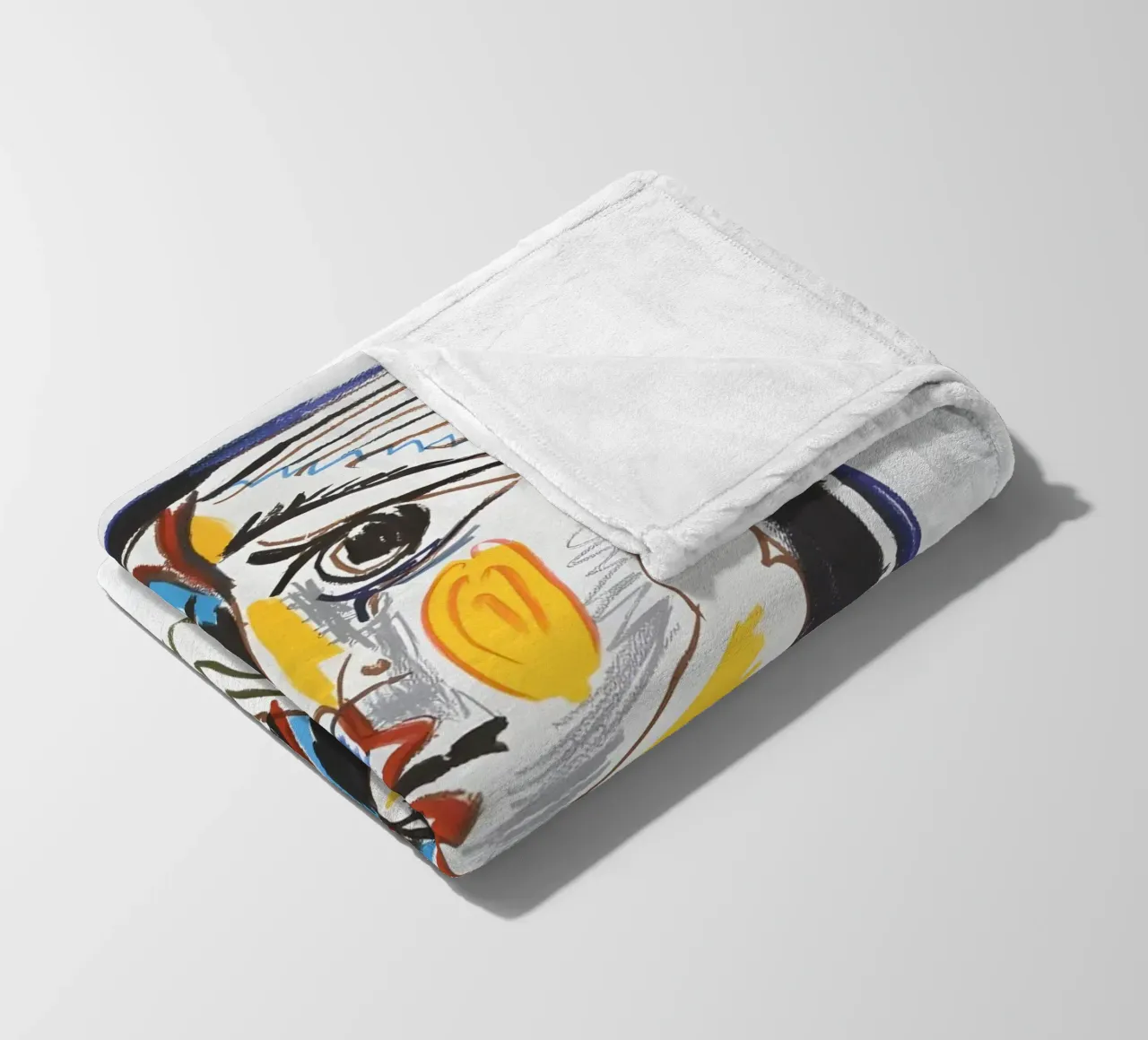 Ispirato a Picasso coperta in pile da Kunst und Kontrast