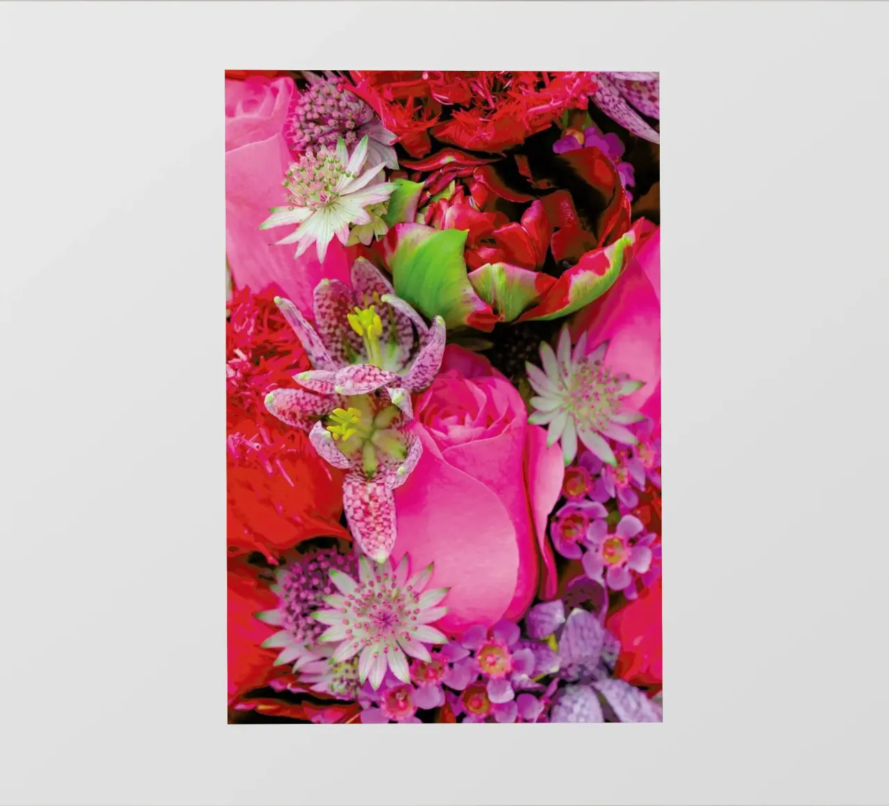 Flower Power telo in pvc da Curious Collections by Marielle Leenders