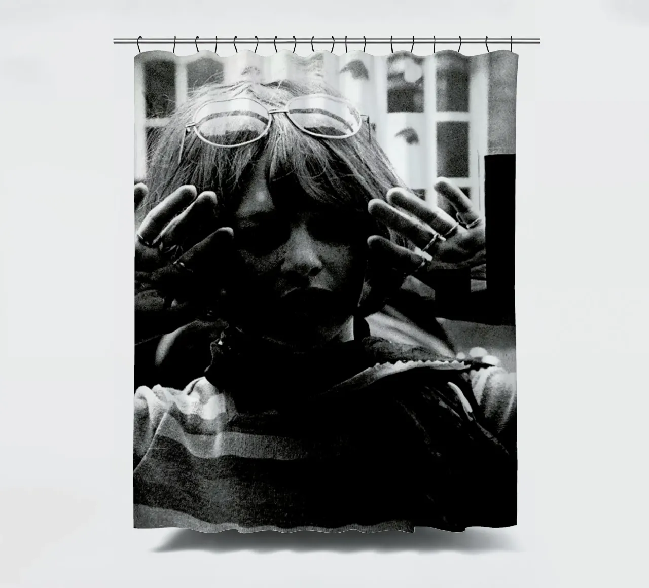 Brigitte Bardot 3 shower curtain by Gallery Print and Art Limited