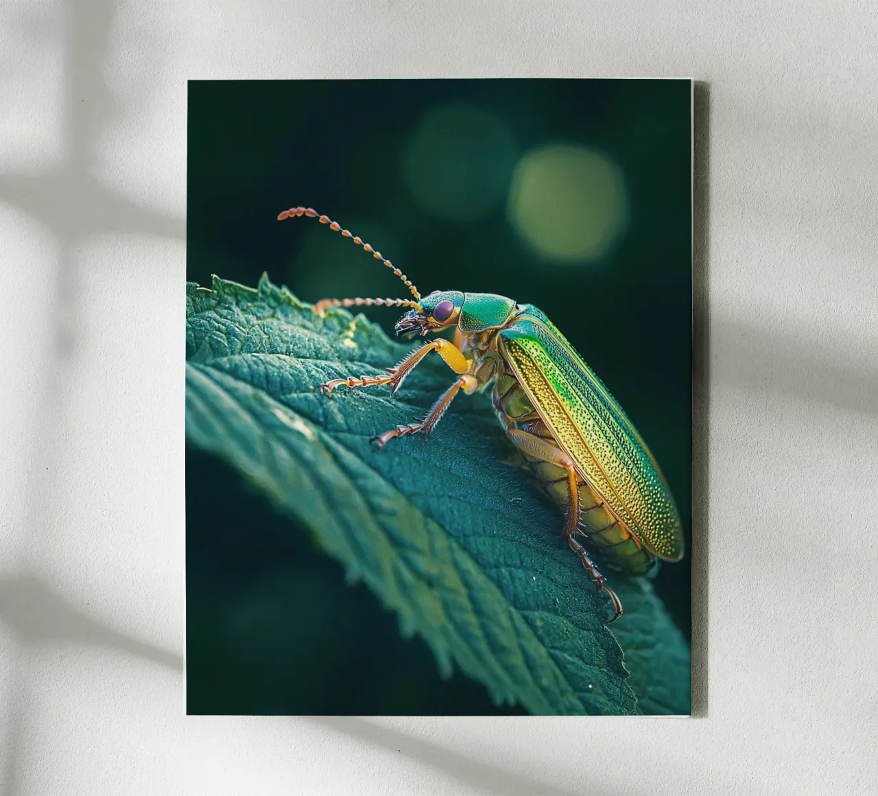 Macro Nature tela con Cornice a cassetta da PhotoVibe Decor