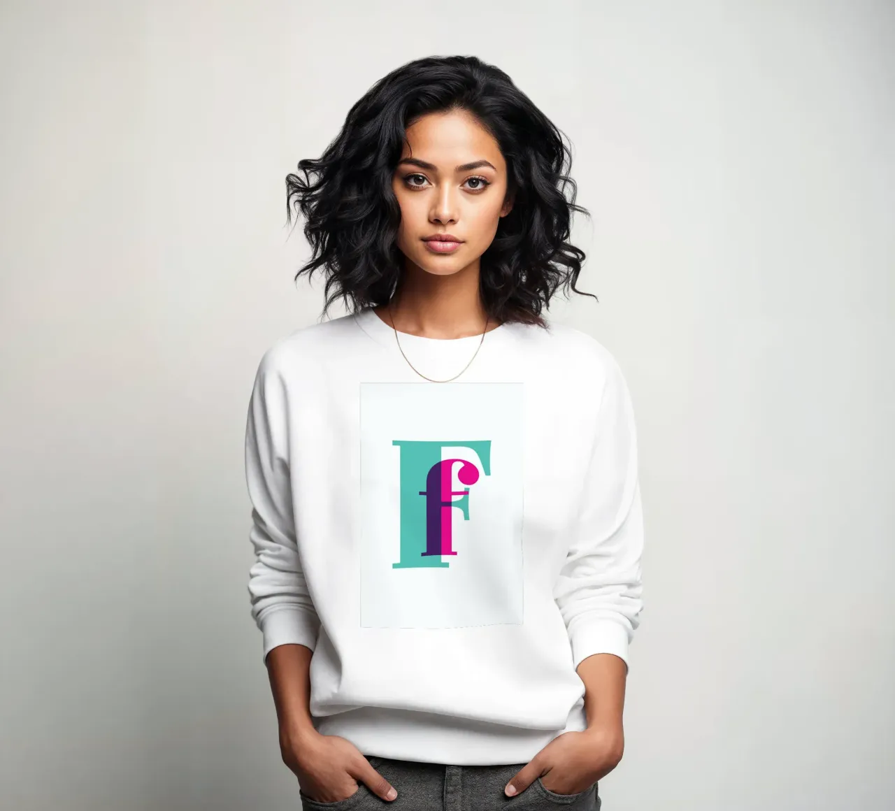 Magenta/Mint F felpa da Studio One