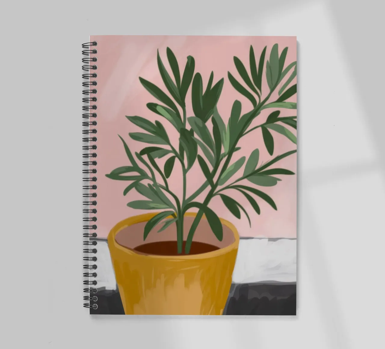 Indoor Plant notitieboek met spiraal van Seren Liodra